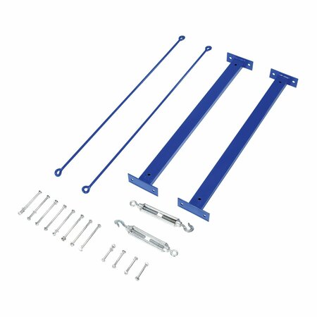 Vestil Blue Steel Medium Duty Cantilever Brace Set 35"W x 35"L x 6"H MB-C-6-36